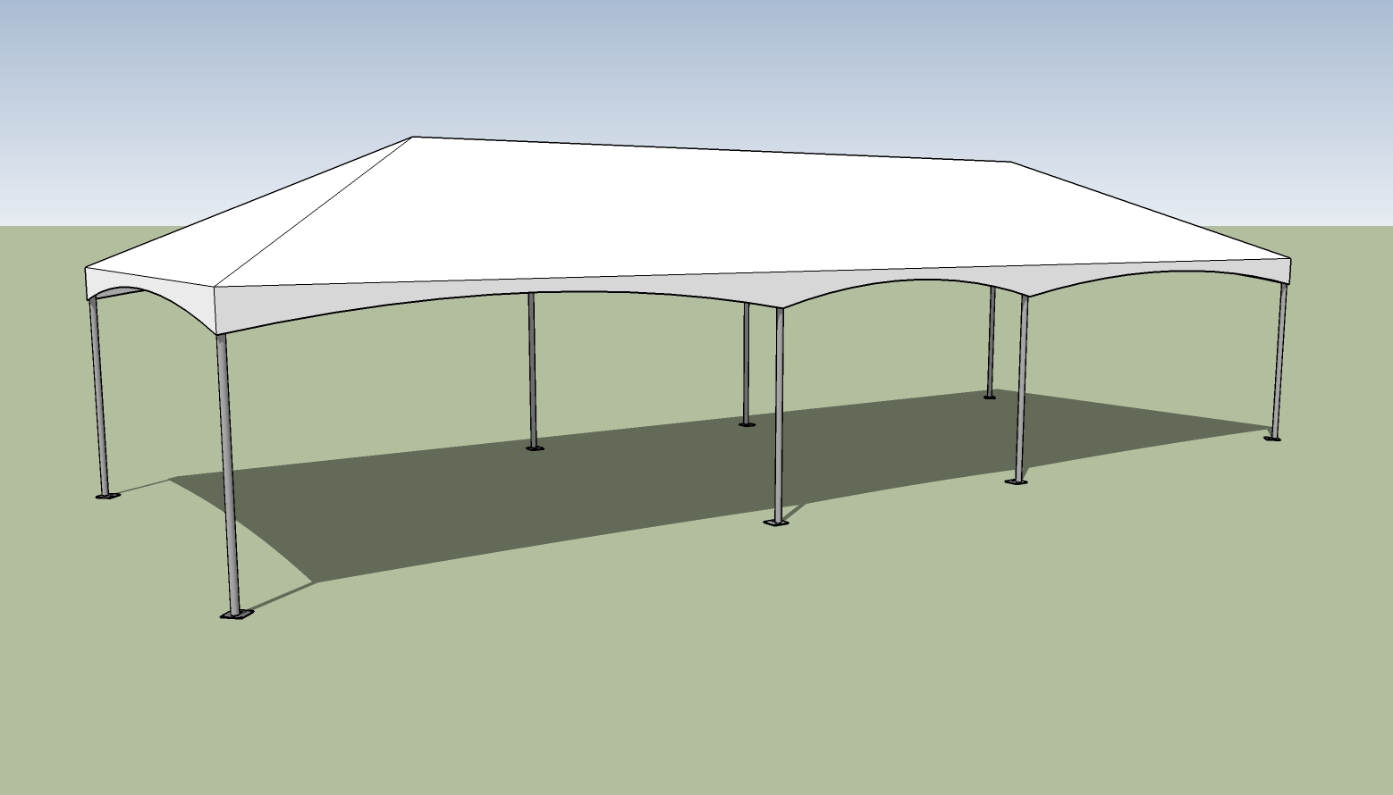 15x40 party tent